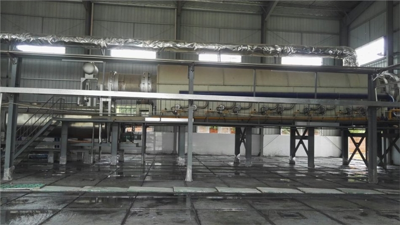 江西：天然氣回轉(zhuǎn)窯燒嘴：間接加熱工作現(xiàn)場