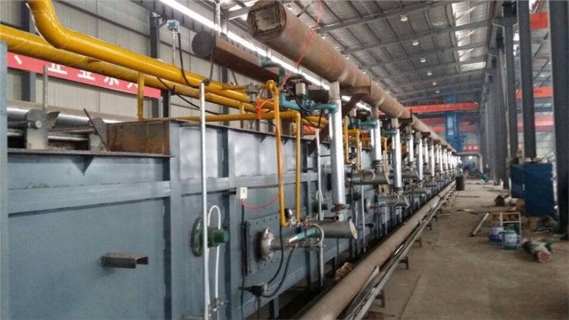 甘肅：天然氣隧道窯爐燒嘴工作現(xiàn)場(chǎng)