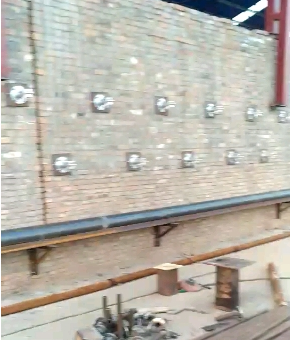 山東：天然氣紅磚窯爐_天然氣燒嘴施工現(xiàn)場