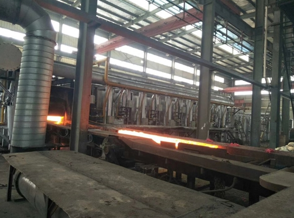 內(nèi)蒙：天然氣軋鋼加熱爐_天然氣燒嘴：40噸/小時(shí)