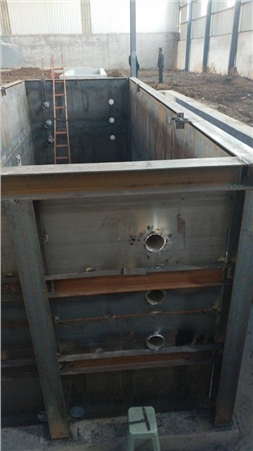 150噸天然氣化鋅爐施工現(xiàn)場