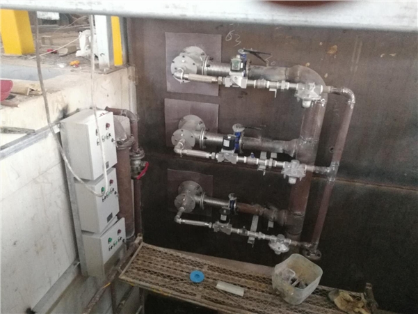 河北：天然氣化鋅爐燒嘴工作現(xiàn)場