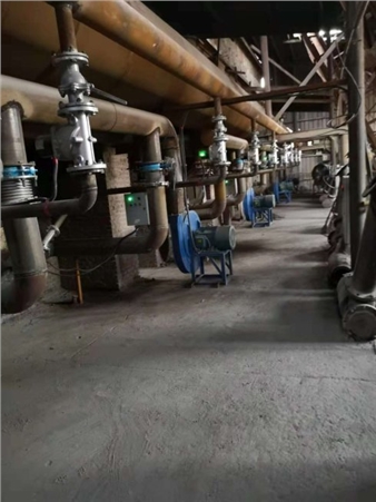 天然氣輕燒氧化鎂窯爐“煤改氣”施工現(xiàn)場