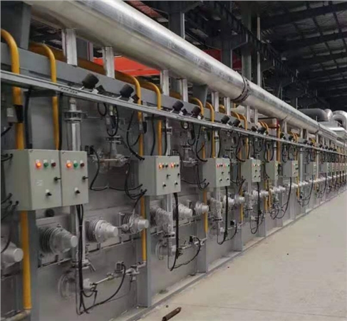 天然氣退火爐:燒嘴 環保除塵設備DCS控制系統